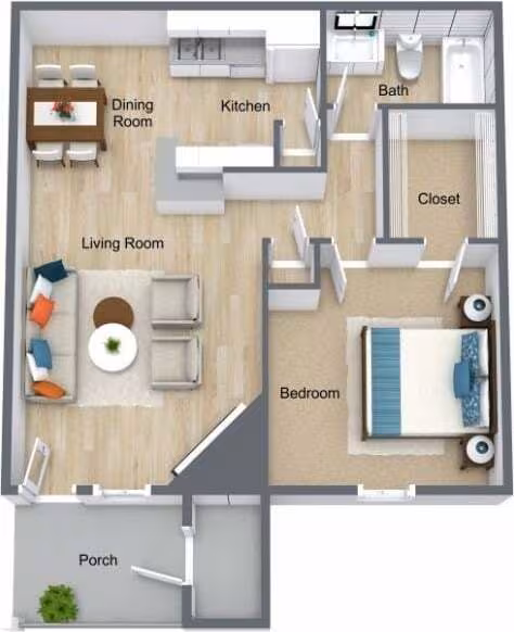 Floor Plan B 13-1314-U floor plan